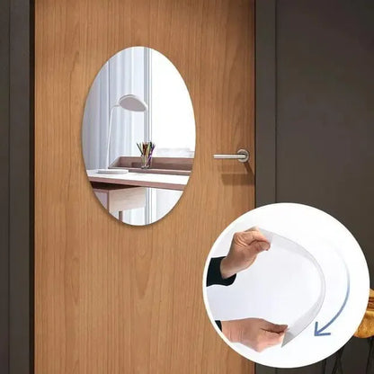Oval Shape Mirror (Pack of 1)